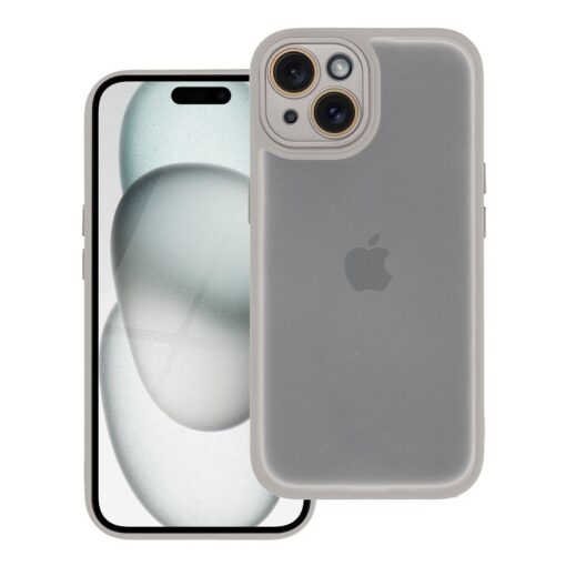 VARIETE Handyhülle für IPHONE 15 Stahl