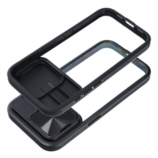 SLIDER Handyhülle für IPHONE 12 Pro Max schwarz – Bild 3