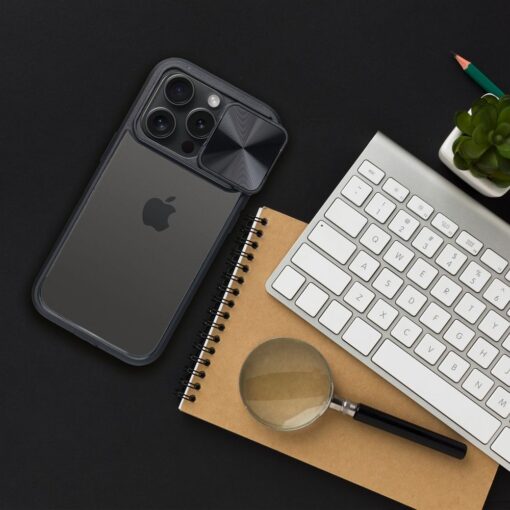 SLIDER Handyhülle für IPHONE 12 Pro Max schwarz – Bild 6