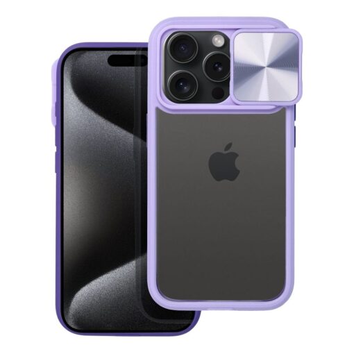 SLIDER Handyhülle für IPHONE 15 Pro lila