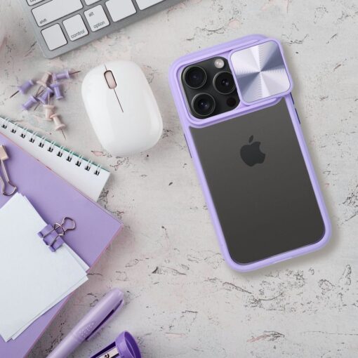 SLIDER Handyhülle für IPHONE 15 Pro lila – Bild 5