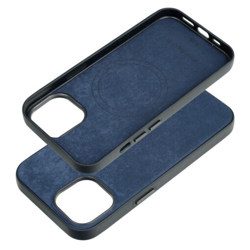 Woven Mag Cover kompatibel mit MagSafe für IPHONE 15 blau – Bild 3