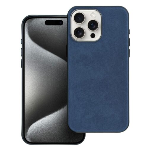Gewebtes Mag Cover kompatibel mit MagSafe für IPHONE 15 PRO MAX blau