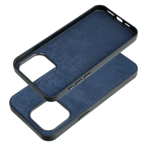 Gewebtes Mag Cover kompatibel mit MagSafe für IPHONE 15 PRO MAX blau – Bild 3