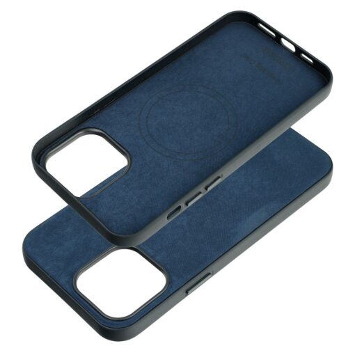 Gewebtes Mag Cover kompatibel mit MagSafe für IPHONE 13 PRO MAX blau – Bild 3