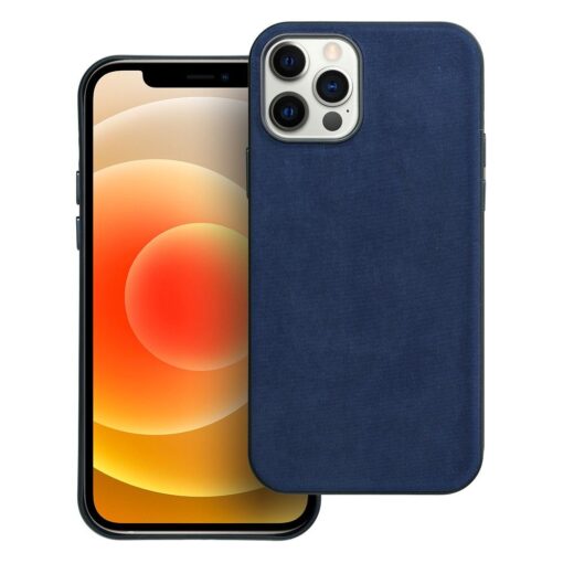 Gewebtes Mag Cover kompatibel mit MagSafe für IPHONE 12 / 12 PRO blau