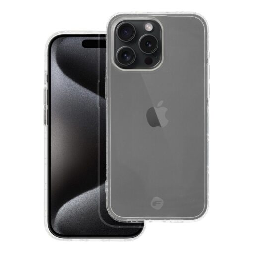 FORCELL F-PROTECT Langlebige Handyhülle für IPHONE 15 Pro Max transparent