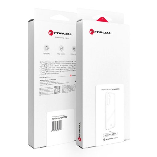 FORCELL F-PROTECT Langlebige Handyhülle für SAMSUNG A35 transparent – Bild 10