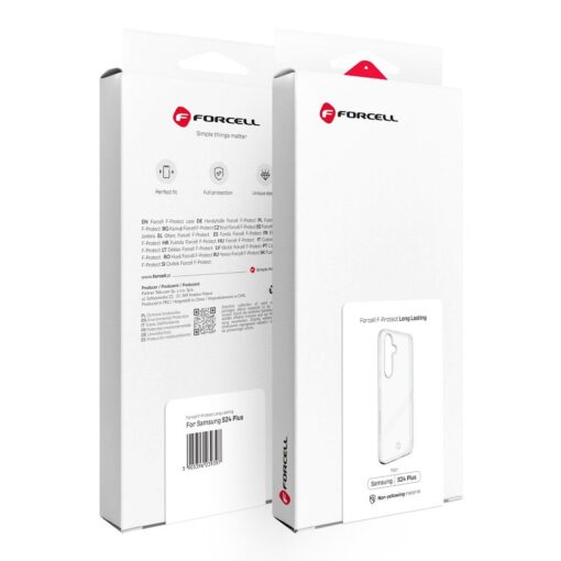 FORCELL F-PROTECT Langlebige Handyhülle für SAMSUNG S24 Plus transparent – Bild 6