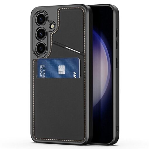 DUX DUCIS RAFI II MAG Handyhülle mit Ständer kompatibel mit MagSafe für SAMSUNG S24 schwarz