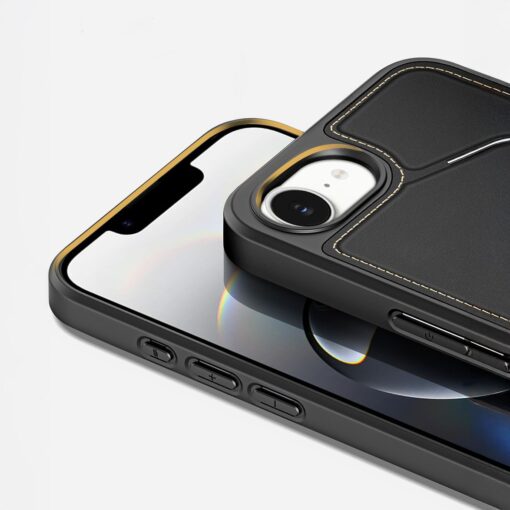 DUX DUCIS RAFI II MAG Handyhülle mit Ständer kompatibel mit MagSafe für IPHONE 16e schwarz – Bild 4
