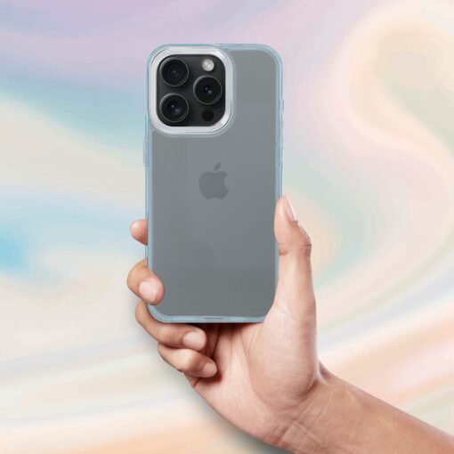 PEARL Handyhülle für IPHONE 15 Pro hellblau – Bild 8