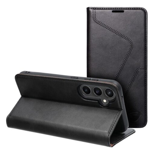 FORCELL F-PROTECT RFID Blocker Buch für SAMSUNG S23 FE schwarz