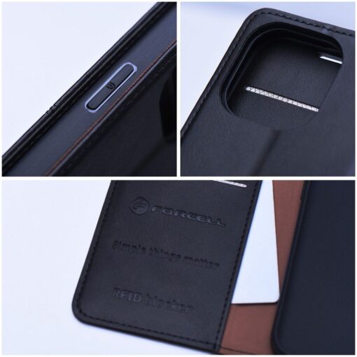 FORCELL F-PROTECT RFID Blocker book case for SAMSUNG A05S black – Bild 9