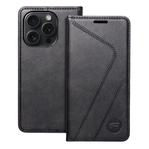 FORCELL F-PROTECT RFID Blocker book case for XIAOMI Redmi Note 13 5G black – Bild 3