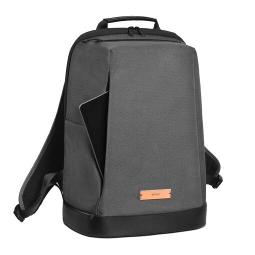 WiWU - EliteS 15.6" wasserdichter Laptop-Rucksack - grau – Bild 3