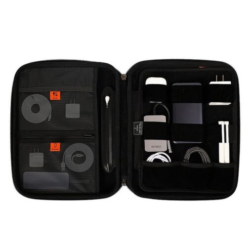 WiWU - Wasserdichte Tablet-Tasche bis zu 12.9'' Parallel Hardshell Bag - schwarz – Bild 3