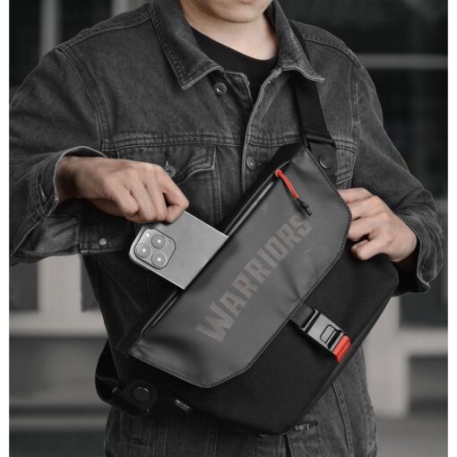 WiWU - Wasserdichte Tablet-Tasche bis zu 11'' Warriors Message Bag X - schwarz – Bild 7