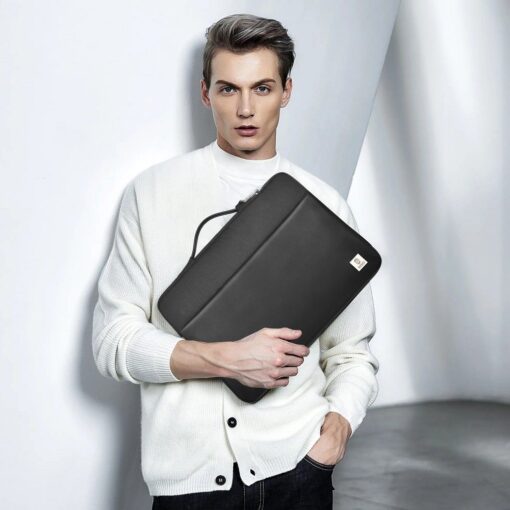 WiWU - Hali Laptop Sleeveische 16" wasserdichte Laptoptasche - schwarz – Bild 7