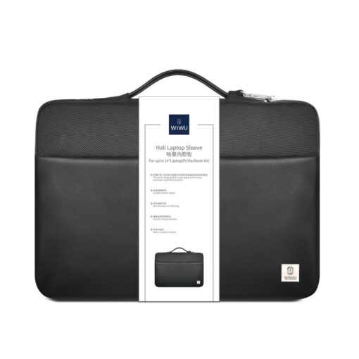 WiWU - Hali Laptop Sleeveische 16" wasserdichte Laptoptasche - schwarz – Bild 8