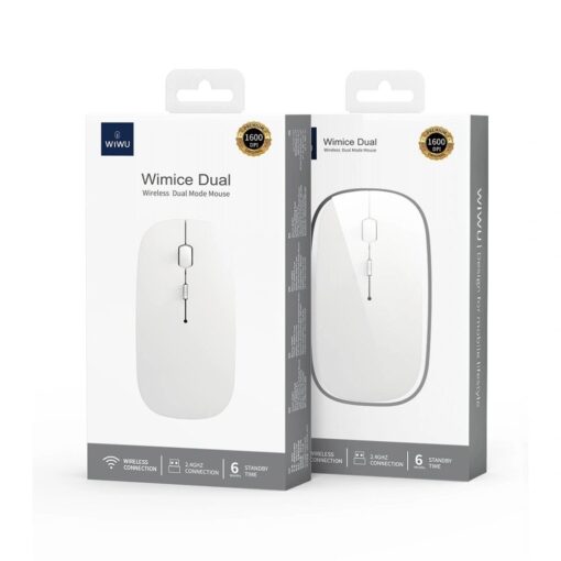 WiWU - Wireless Mouse WiMiCE Dual Mode WM101 Pro - white – Bild 8