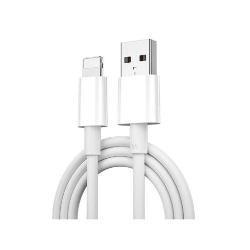 WiWU - Classic Serie USB Kabel Wi-C007 USB A auf USB C 5A - weiß