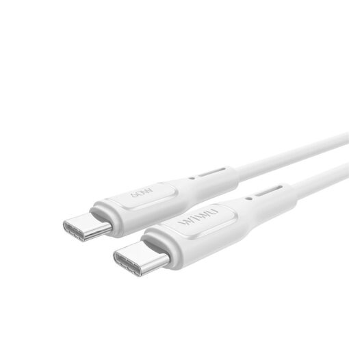 WiWU - Starlink Series Data Cable Wi-C043E USB C to USB C 30W - white – Bild 3