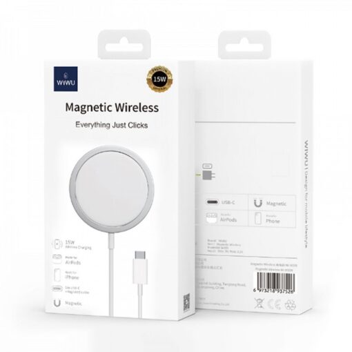 WiWU - Wireless Charger Compatible with MagSafe Wi-W009 15W – Bild 7