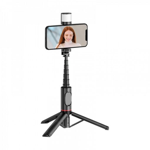 WiWU - Selfie-Stick Wi-SE003 mit Stativfunktion und eingebautem LED-Licht – Bild 3