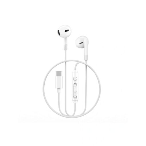 WiWU - EB314 USB C Inline-Stereo-Kopfhörer (DAC) - weiß