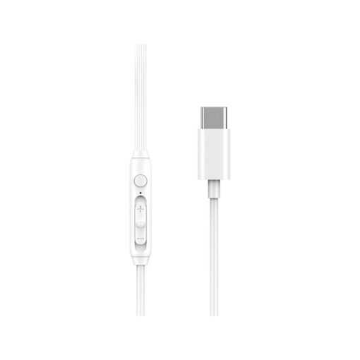WiWU - EB314 USB C Inline-Stereo-Kopfhörer (DAC) - weiß – Bild 3