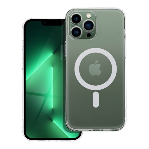 FROST MAG COVER Handyhülle mit Kameraschutz kompatibel mit MagSafe für IPHONE 13 Pro Max transparent