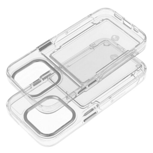 FORCELL F-PROTECT Crystal Pocket Handyhülle für IPHONE 15 Pro Max transparent – Bild 5