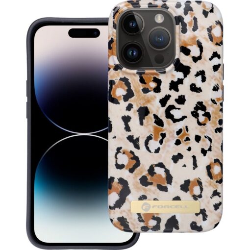 FORCELL F-PROTECT Mirage Handyhülle kompatibel mit MagSafe für IPHONE 14 Pro wild panther – Bild 3