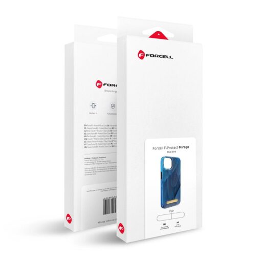 FORCELL F-PROTECT Mirage Handyhülle kompatibel mit MagSafe für IPHONE 14 Pro Max blau Vogel – Bild 13