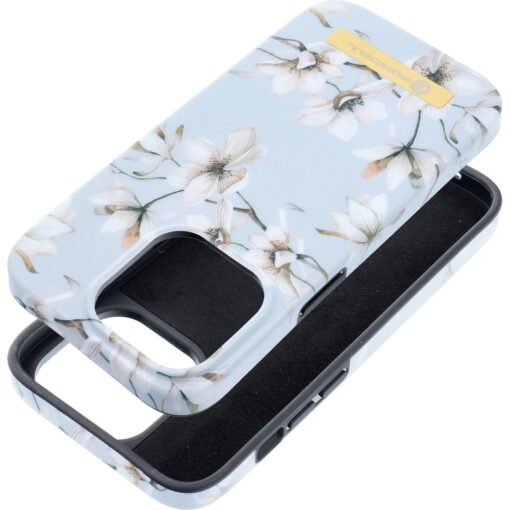 FORCELL F-PROTECT Mirage case compatible with MagSafe for IPHONE 14 PRO spring flowers
