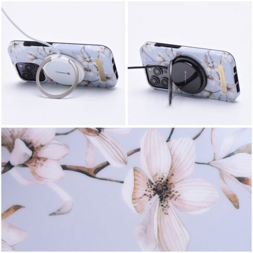 FORCELL F-PROTECT Mirage case compatible with MagSafe for IPHONE 14 PRO spring flowers – Bild 6