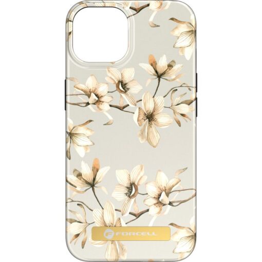 FORCELL F-PROTECT Mirage case compatible with MagSafe for IPHONE 15 PRO spring flowers – Bild 5