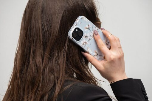 FORCELL F-PROTECT Mirage case compatible with MagSafe for IPHONE 15 PRO spring flowers – Bild 8
