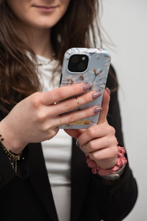 FORCELL F-PROTECT Mirage case compatible with MagSafe for IPHONE 15 PRO spring flowers – Bild 9