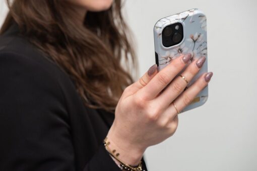 FORCELL F-PROTECT Mirage case compatible with MagSafe for IPHONE 15 PRO spring flowers – Bild 11
