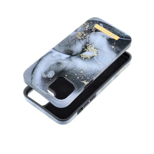 FORCELL F-PROTECT Mirage Handyhülle kompatibel mit MagSafe für IPHONE 14 Plus Marmor Nebel