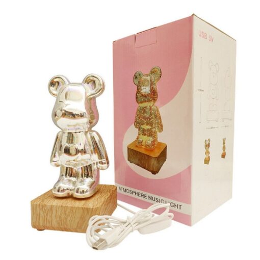 LED 3D Art Deco stehendes Teddybär Nachtlicht L3GFBD – Bild 3