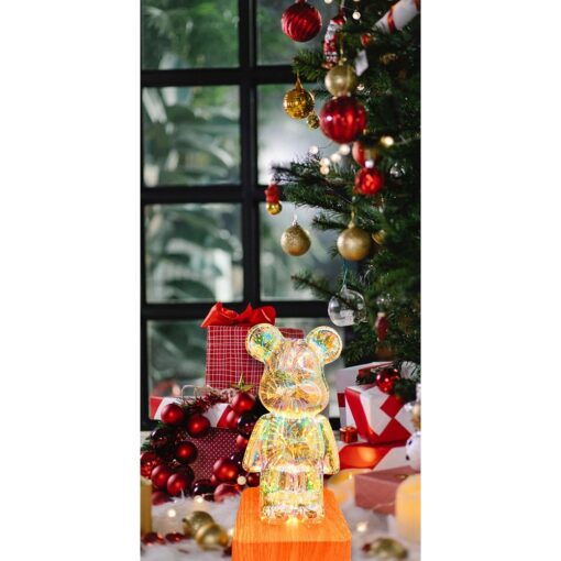 LED 3D Art Deco stehendes Teddybär Nachtlicht L3GFBD – Bild 8