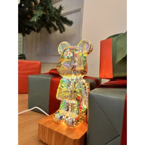 LED 3D Art Deco stehendes Teddybär Nachtlicht L3GFBD – Bild 12