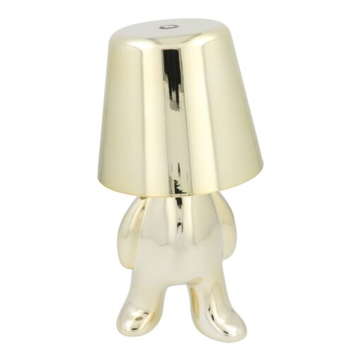 GOLD MAN Art Deco Steh-Nachtlampe (Muster 8) MLTL