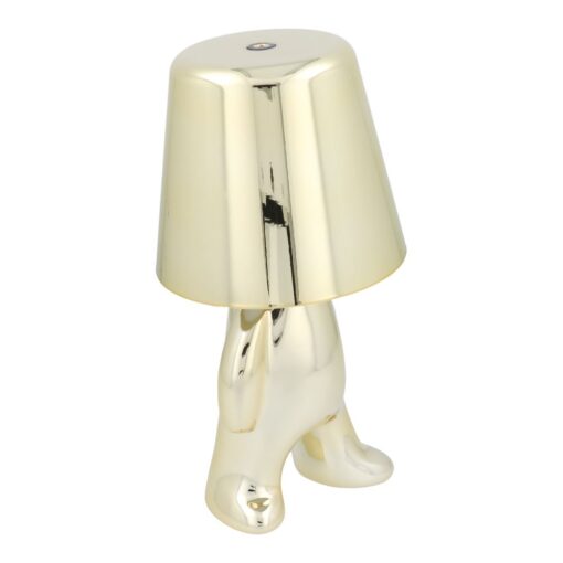 GOLD MAN Art Deco Steh-Nachtlampe (Muster 8) MLTL – Bild 3