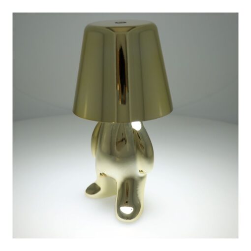 GOLD MAN Art Deco Steh-Nachtlampe (Muster 8) MLTL – Bild 5