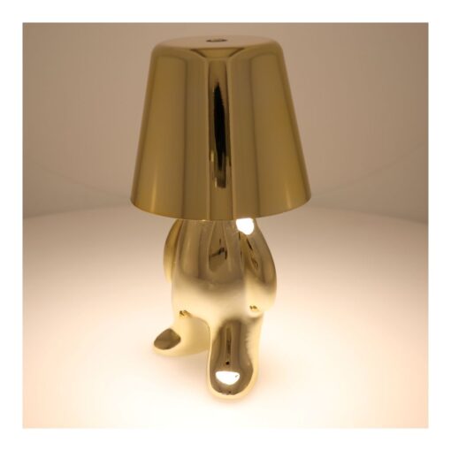 GOLD MAN Art Deco Steh-Nachtlampe (Muster 8) MLTL – Bild 6