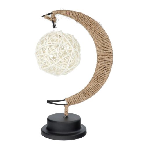 Art Deco Kugel Hörnchen Nachttischlampe (Muster 1) EID
